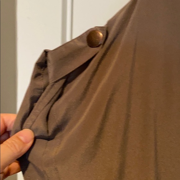 Silk jumper in Taupe by Hinge - Picture 2 of 4